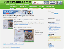 Tablet Screenshot of confabuliamo.it